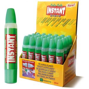 INSTANT PEGAMENTO COLA TRANSPARENTE 35ML. DOBLE APLICADOR
