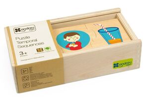 ANDREUTOYS PUZZLE MADERA SECUENCIAS TEMPORALES