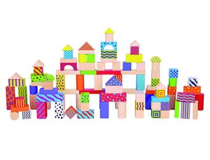 ANDREUTOYS JUEGO CONSTRUCCION BLOQUES MADERA