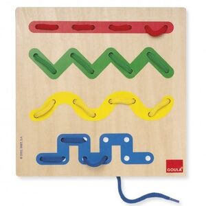 GOULA JUEGO DIDACTICO ENHEBRAR TRAZOS