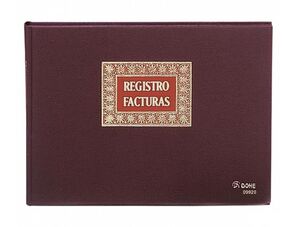 DOHE LIBRO REGISTRO DE FACTURAS FOLIO APAISADO