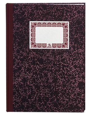 DOHE CUADERNO CAJA FOLIO NATURAL BURDEOS