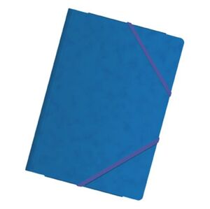 DOHE CARPETA FOLIO CARTÓN PREMIUM SOLAPA AZUL