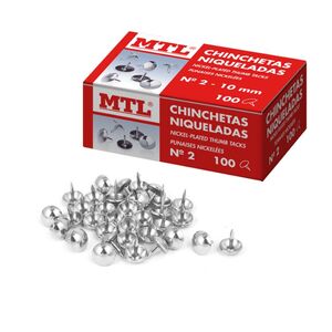 DOHE CHINCHETAS Nº 2 MTL 100 UNDS.