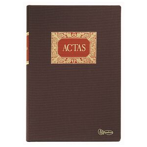 MR LIBRO DE ACTAS FOLIO NATURAL 100 HOJAS