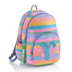 MR MOCHILA ESCOLAR TRIPLE OSLO RECICLADA COLORFUL