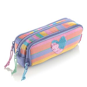 MR ESTUCHE PORTATODO TRIPLE RECTANGULAR RECICLADO COLORFUL