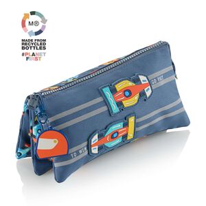 MR ESTUCHE PORTATODO TRIPLE RECICLADO GRAND PRIX