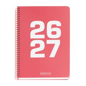MR AGENDA ESCOLAR 26-27 DP PLUS BASIC ROJO