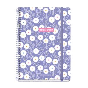 MR AGENDA ESCOLAR 26-27 DP PLUS PURPLE BLOOM