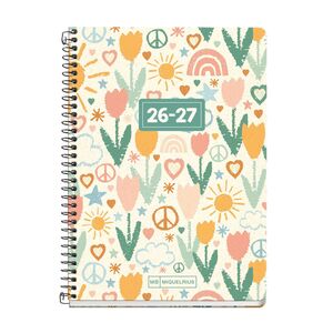 MR AGENDA ESCOLAR 26-27 SV ACTIVA RECICLADA PEACE
