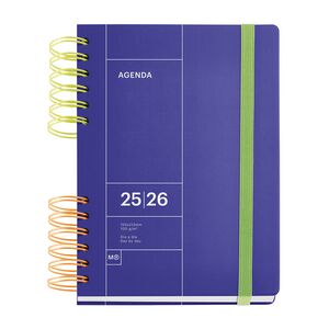 MR AGENDA ESCOLAR PLUS D/P AZUL BACK TO BASICS 25-26