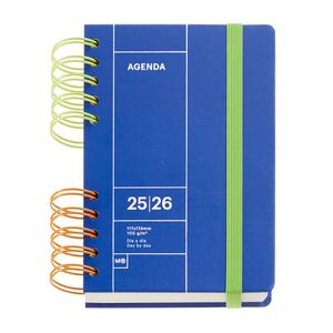 MR AGENDA ESCOLAR ACTIVA D/P AZUL BACK TO BASICS 25-26
