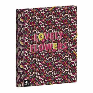 BUSQUETS CARPETA CON SOLAPAS LOVELY FLOWERS