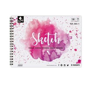 BUSQUETS BLOC DE DIBUJO A5 130G/M² 20 HOJAS