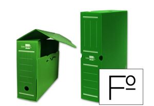 LIDERPAPEL ARCHIVADOR DEFINITIVO FOLIO POLIPROPILENO VERDE