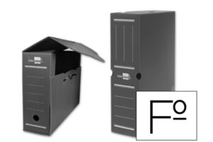 LIDERPAPEL ARCHIVO DEFINITIVO FOLIO POLIPROPILENO GRIS