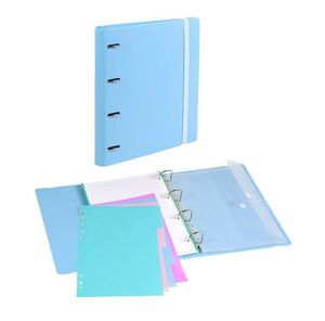 CARCHIVO CARPEBLOC SOFT CON RECAMBIO AZUL PASTEL