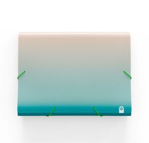 CARCHIDEA CARPETA CLASIFICADORA CORDEÓN UNITED VERDE