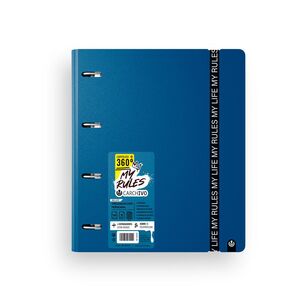 CARCHIVO CARPEBLOC FOAM CON RECAMBIO MY RULES AZUL