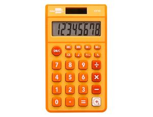 LIDERPAPEL CALCULADORA BOLSILLO XF10 NARANJA