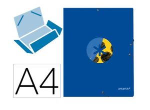 ANTARTIK CARPETA FOLIO SOLAPA TRENDING AZUL