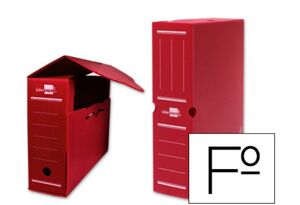 LIDERPAPEL ARCHIVO DEFINITIVO FOLIO POLIPROPILENO ROJO