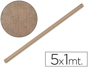 LIDERPAPEL PAPEL KRAFT 1 X 5M. KRAFT MARRÓN
