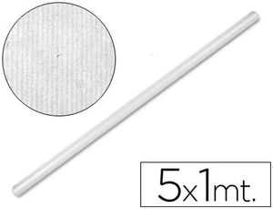 LIDERPAPEL PAPEL KRAFT 1 X 5M. BLANCO