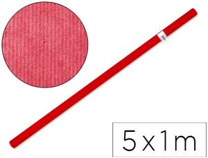 LIDERPAPEL PAPEL KRAFT 1 X 5M. ROJO