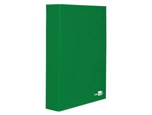 LIDERPAPEL CARPETA FOLIO 4 ANILLAS 40MM. CARTÓN VERDE