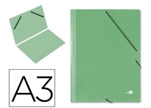 LIDERPAPEL CARPETA PLANOS A3 CARTÓN VERDE