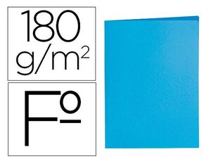 LIDERPAPEL SUBCARPETA FOLIO CELESTE INTENSO 50 UNDS.