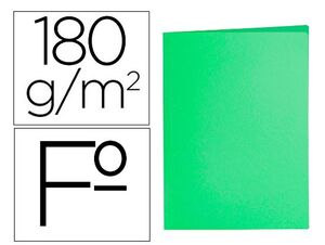 LIDERPAPEL SUBCARPETA FOLIO VERDE INTENSO 50 UNDS.