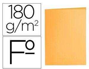 LIDERPAPEL SUBCARPETA FOLIO NARANJA INTENSO 50 UNDS.