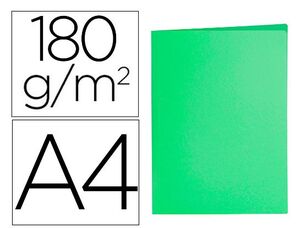 LIDERPAPEL SUBCARPETA A4 VERDE INTENSO 50 UNDS.