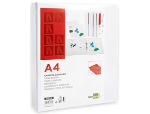 LIDERPAPEL CARPETA A4 CANGURO 2 ANILLAS 40MM.