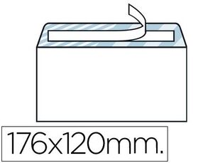 LIDERPAPEL Nº9 SOBRE 120 X 176MM. BLANCO 500 UNIDADES