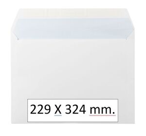 LIDERPAPEL Nº14 SOBRE 229 X 324MM. BLANCO 250 UNDS.