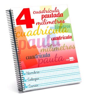 LIDERPAPEL BLOC FOLIO PAUTAGUÍA 4MM. 80 HOJAS