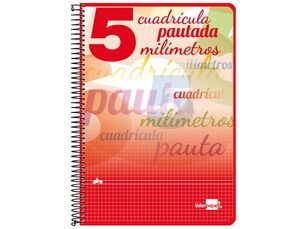 LIDERPAPEL BLOC FOLIO PAUTAGUÍA 5MM. 80 HOJAS