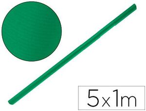 LIDERPAPEL PAPEL KRAFT 1 X 5M. VERDE FUERTE