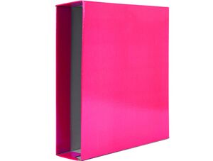 LIDERPAPEL FUNDA ARCHIVADOR FOLIO 75MM. ROSA