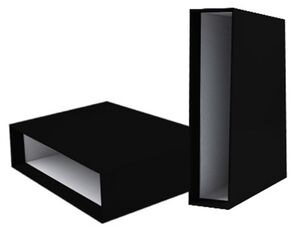 LIDERPAPEL FUNDA ARCHIVADOR A4 75MM. NEGRO