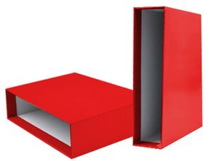 LIDERPAPEL FUNDA ARCHIVADOR A4 75MM. ROJO