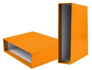 LIDERPAPEL FUNDA ARCHIVADOR A4 75MM. NARANJA