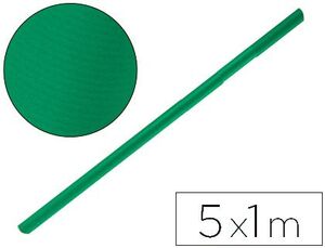 LIDERPAPEL PAPEL KRAFT 1 X 5M. VERDE MUSGO