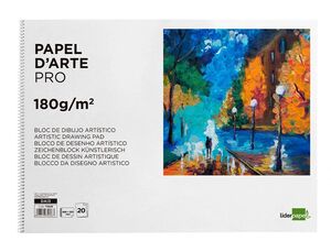 LIDERPAPEL BLOC D´ARTE A3 LISO 180G/M² ESPIRAL