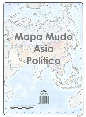 SELVI MAPA ASIA POLÍTICO MUDO A4