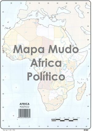 SELVI MAPA ÁFRICA POLÍTICO MUDO A4